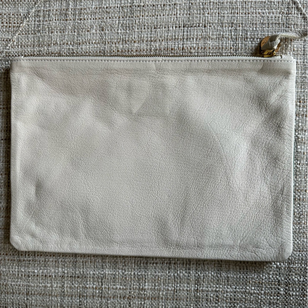 Clare V flat leather pouch - Picture 3 of 5
